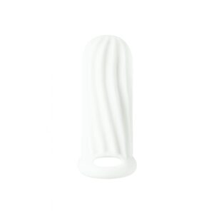Lola Games - Lola Games Homme Wide White 9-12 cm návlek na zväčšenie penisu
