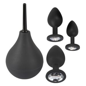 Black Velvets Anal Kit Silicone Douche